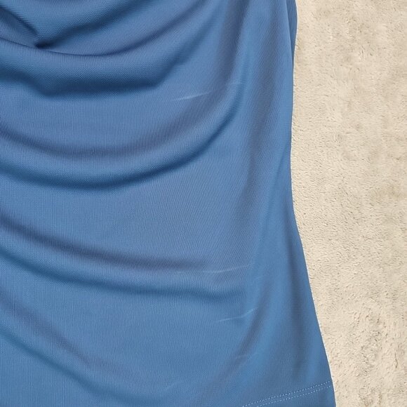 Lauren Ralph Lauren Stretch Jersey Off the Shoulder Top Womens S Indigo Dusk - Picture 8 of 12